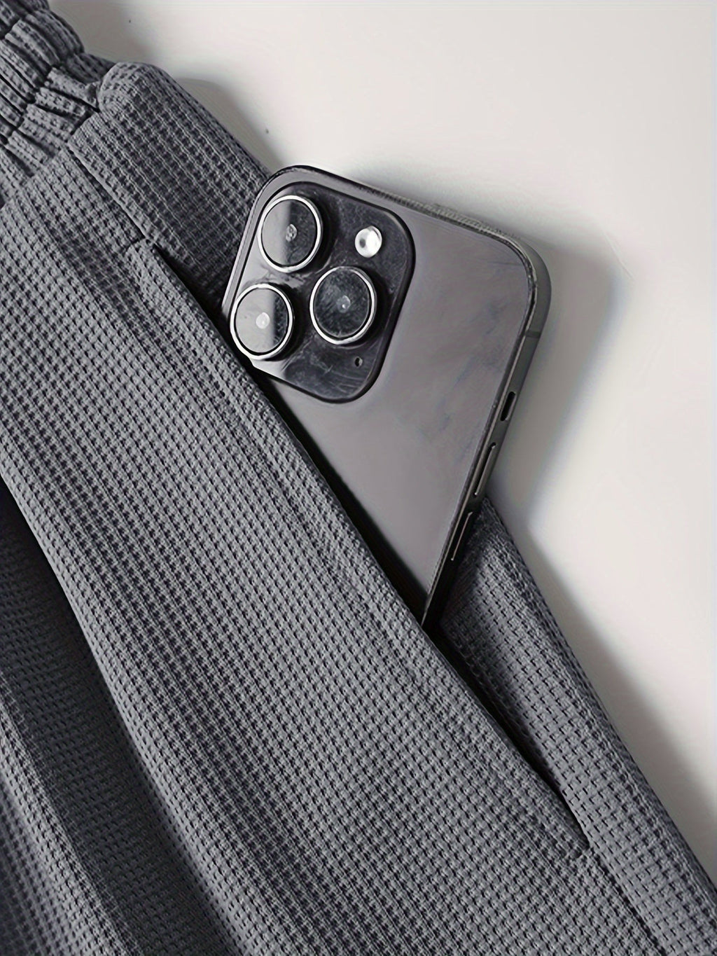 Set lounge in maglia waffle