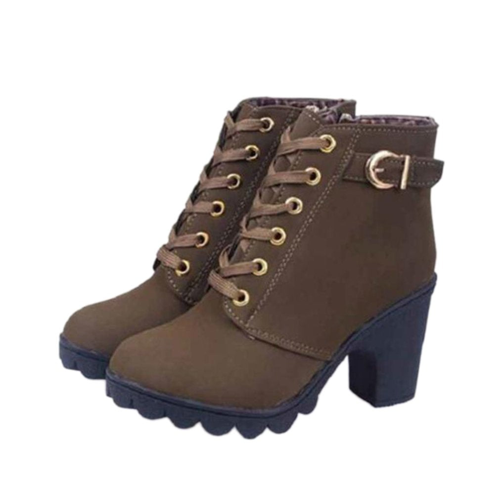 Liora Mid-Heel Ankle Boots