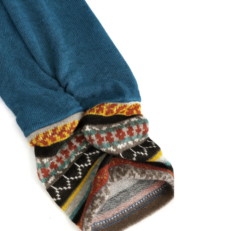 Felpa con cappuccio patchwork SIERRA Boho