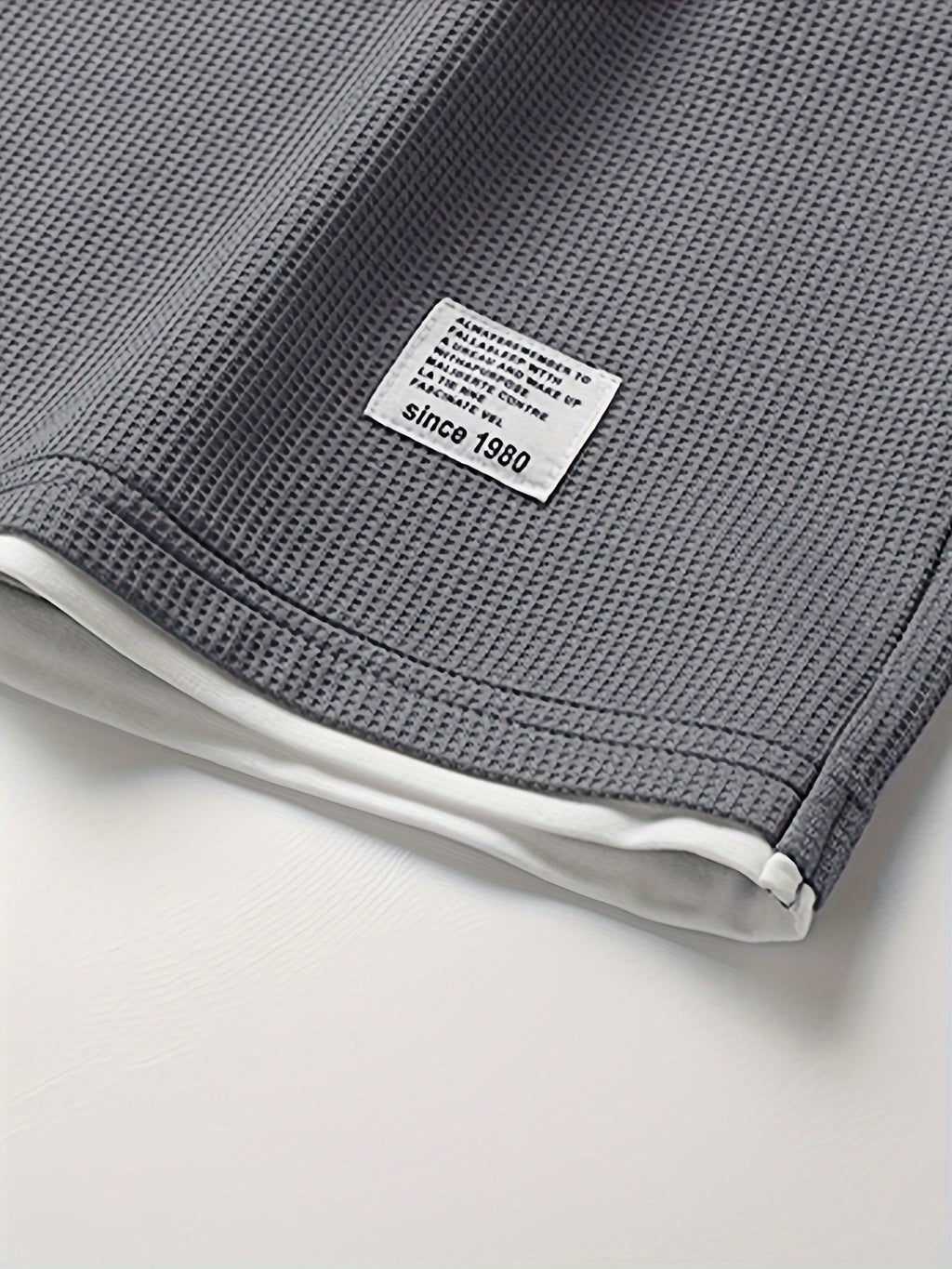 Set lounge in maglia waffle