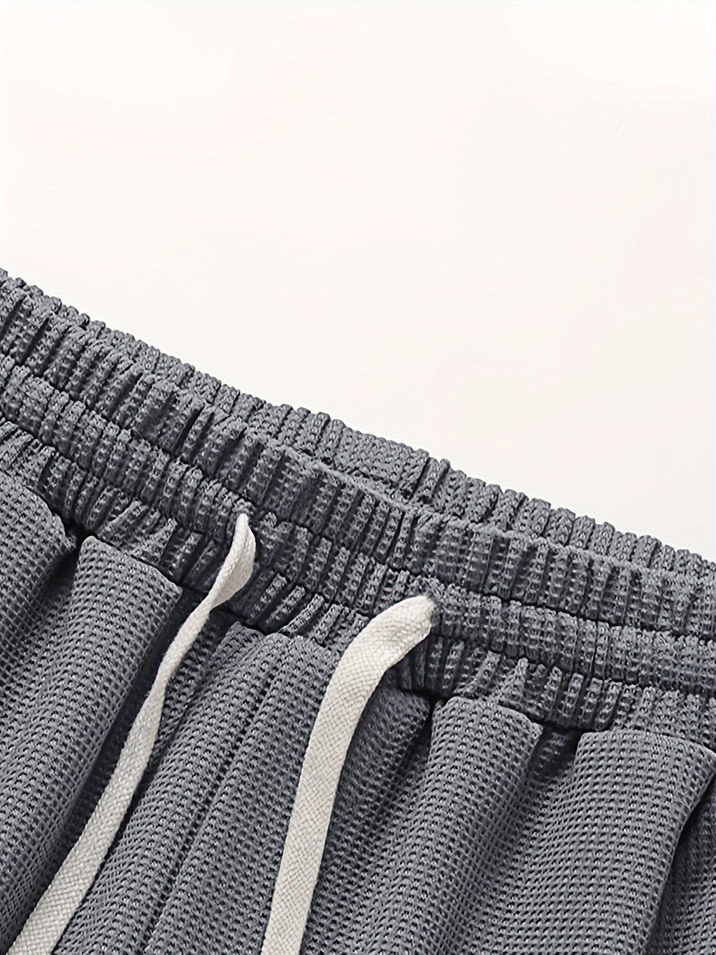 Set lounge in maglia waffle