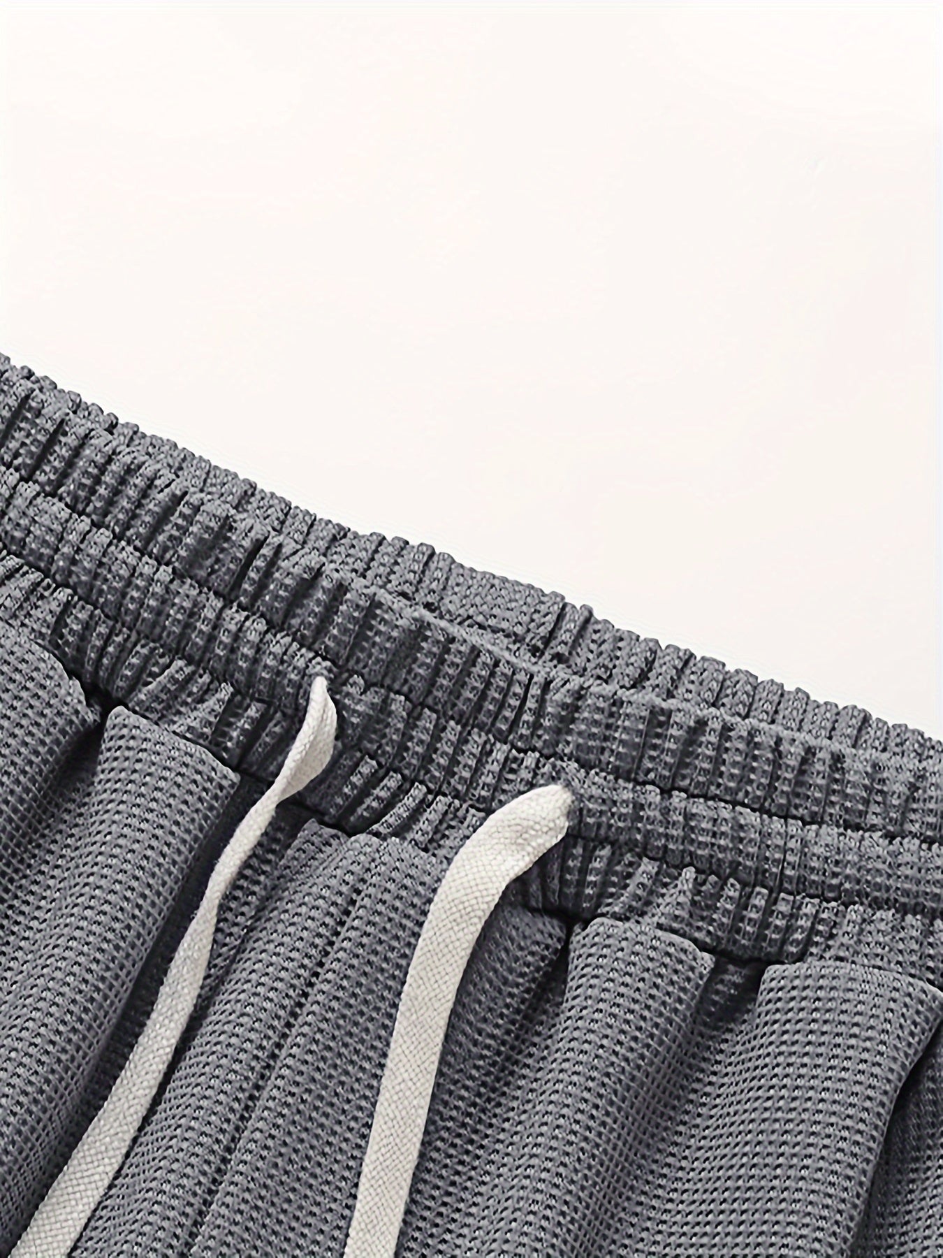 Set lounge in maglia waffle