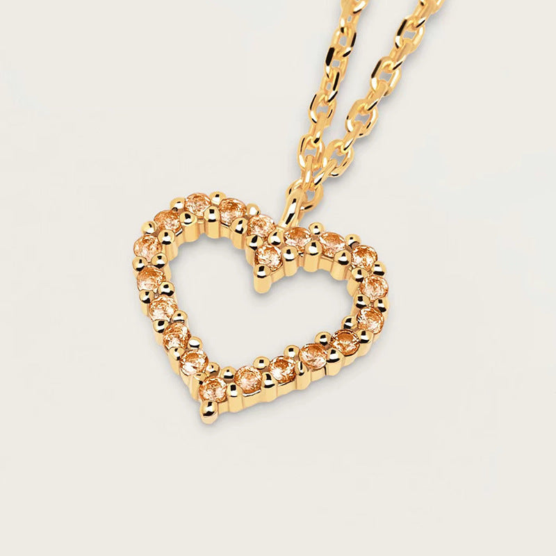 Hollow Heart Necklace